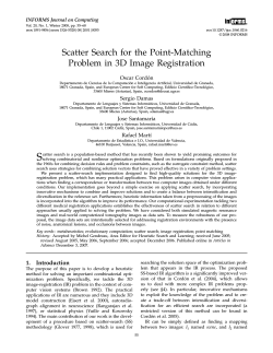 Scatter Search for the Point-Matching Problem in 3D