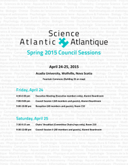 2015 04 24-25 Science Atlantic Council materials