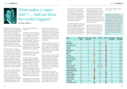 What makes a `super club` ? And are these the world`s biggest?