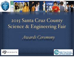 2015 Science & Engineering Fair Awards Ceremony Presentation