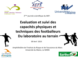 Diapositive 1 - FacultÃ© des Sciences et Techniques du Mans
