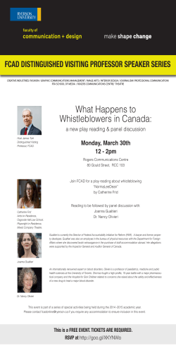 What Happens to Whistleblowers in Canada: