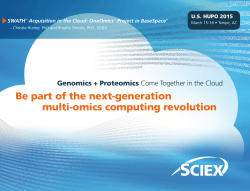 Be part of the next-generation multi-omics computing