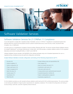 Software Validation Services