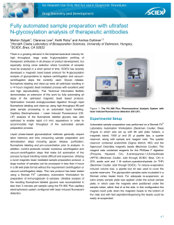 Fully automated sample preparation with ultrafast N