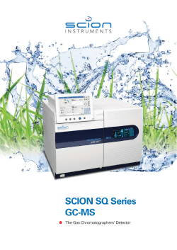 SCION SQ Series GC-MS - Scion Instruments IbÃ©rica