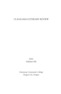 preview - Clackamas Literary Review