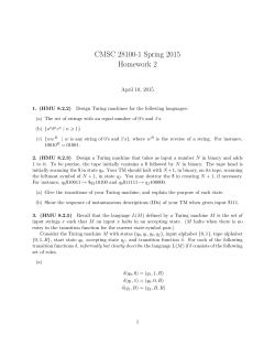 CMSC 28100-1 Spring 2015 Homework 2
