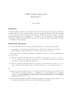 CMSC 28100-1 Spring 2015 Homework 5