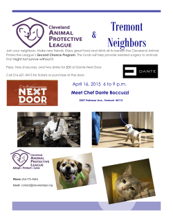 Tremont Neighbors - Cleveland Animal Protective League