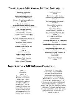 2015 Annual Meeting Sponsors & Exhibitors