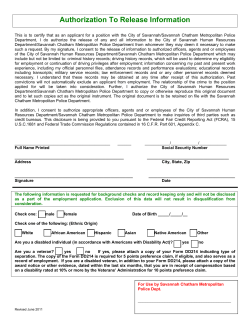 Agreement & Acknowledgement forms