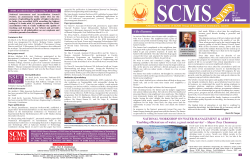 SCMS News April 2015.cdr - SCMS Cochin School of Business