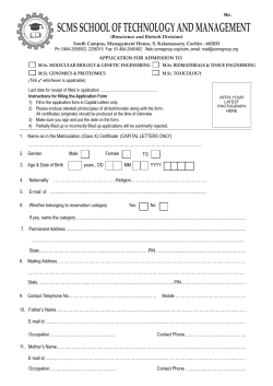 Application Form for Bioscience.cdr