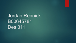 Jordan Rennick B00645781 Des 311
