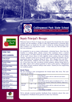 newsletter-2015-04-23 - Collingwood Park State School