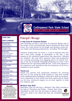 newsletter-2015-05-06 - Collingwood Park State School