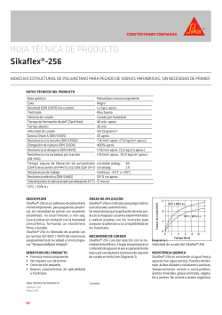 HOJA TÃCNICA DE PRODUCTO SikaflexÂ®-256