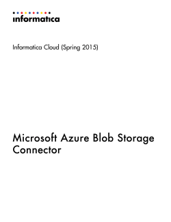 Microsoft Azure Blob Storage Connector - Communities