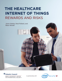 THE HEALTHCARE INTERNET OF THINGS