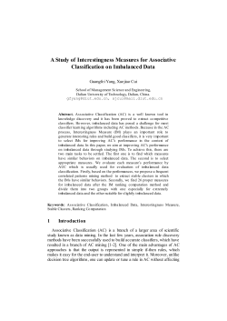A Study of Interestingness Measures for Associative Classification
