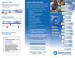 The QCC`s Online Student Portal