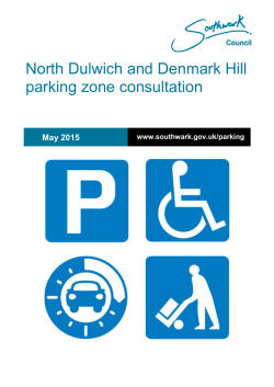North Dulwich and Denmark Hill parking zone