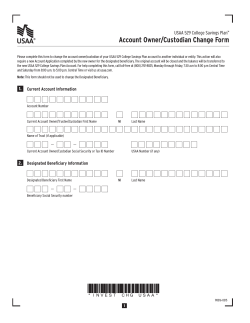 Account Owner/Custodian Change Form