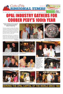 Coober Pedy Regional Times 09-04