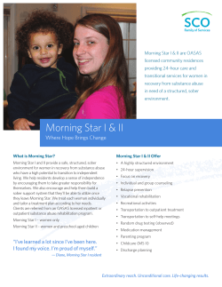 Morning Star I & II - SCO Family of Services