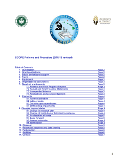 1 SCOPE Policies and Procedure (3/18/15 revised)