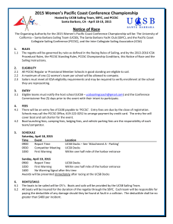 Notice of Race - ICSA Real