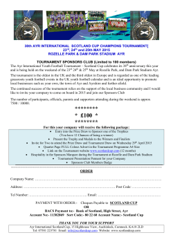 pdf: Scotland Cup Sponsors Club