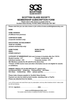 SGS membership form 2015