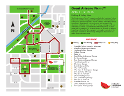 a trolley map - Scottsdale Culinary Festival