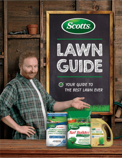 YOUR GUIDE TO THE BEST LAWN EVER