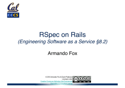 RSpec on Rails