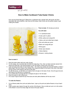 make an Easter Chick