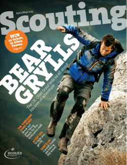 The UK Chief Scout tells us all about his love of adventure