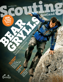 The UK Chief Scout tells us all about his love of adventure