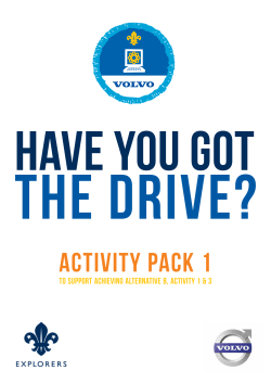 Volvo Science and Technology Activity Pack 1