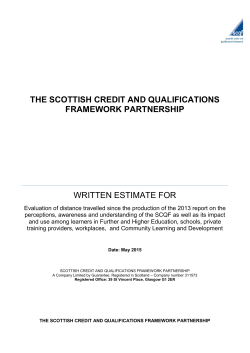 to apply - Scottish Credit and Qualifications Framework