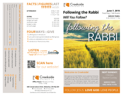 Following the Rabbi