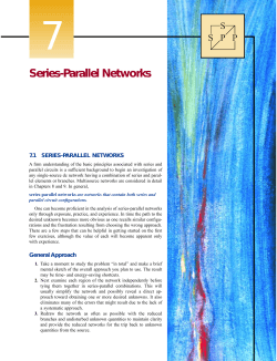 Series-Parallel Networks