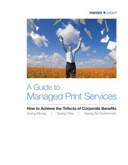 Managed Print Services White Paper