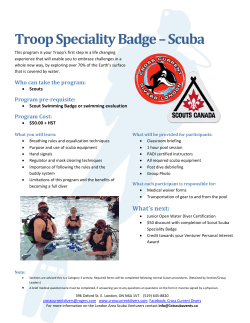 Troop Speciality Badge â Scuba