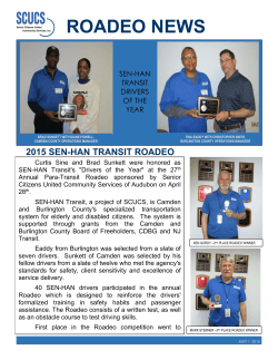 2015 Roadeo Results