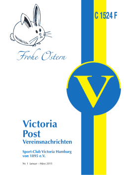 VictoriaPost_01-2015 - SC Victoria Hamburg