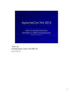 ApacheCon NA 2015 - Apache Software Foundation