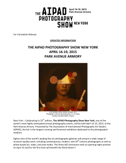 the aipad photography show new york april 16